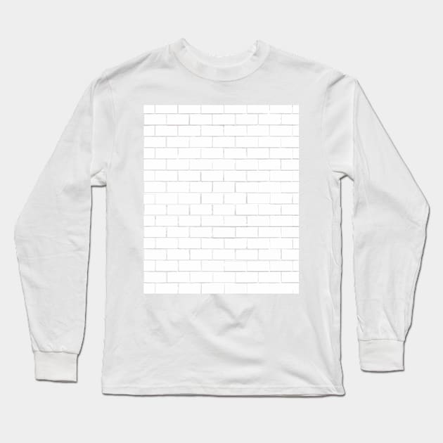 White Brick Long Sleeve T-Shirt by NewburyBoutique